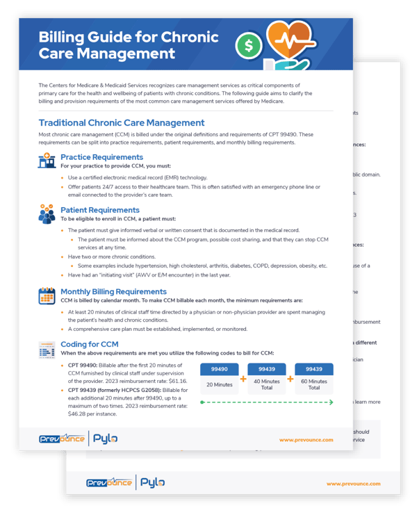 Chronic Care Management Billing Guide Prevounce
